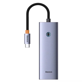 هاب هفت پورت تایپ سی بیسوس Baseus 7 in 1 Triple-Display Hub BS-OH117