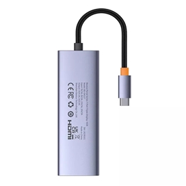 هاب هفت پورت تایپ سی بیسوس Baseus 7 in 1 Triple-Display Hub BS-OH117