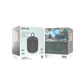 اسپیکر بلوتوث گرین لاین Green Lion Porto GNPORWSPKBK توان 8 وات فلش و رم خور