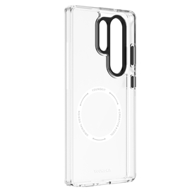 قاب مگسیف برند یانگکیت مدل Gemstone Glass Back + Soft Frame مناسب برای Samsung Galaxy S25 Ultra