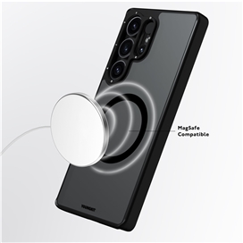 قاب مگسیف برند یانگکیت مدل Gemstone Glass Back + Soft Frame مناسب برای Samsung Galaxy S25 Ultra