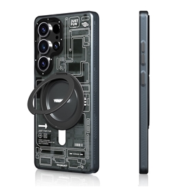 قاب مگسیف برند یانگکیت مدل Youngkit technolgy 360° magsafe stand مناسب برای Samsung Galaxy S25 Ultra