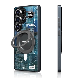 قاب مگسیف برند یانگکیت مدل Youngkit technolgy 360° magsafe stand مناسب برای Samsung Galaxy S25 Ultra