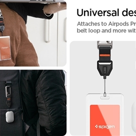 بند نگهدارنده اسپیگن مدل AirPods Pro 2 Lanyard Carabiner