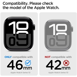 گارد اسپیگن مدل Apple Watch 10 (46mm) Case Thin Fit