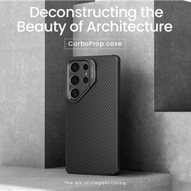 کاور نیلکین مدل CarboProp Magnetic MagSafe Hole Version مناسب برای گوشی موبایل سامسونگ Galaxy S25 Ultra