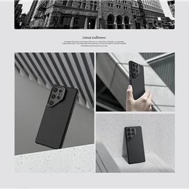 کاور نیلکین مدل CarboProp Magnetic MagSafe Hole Version مناسب برای گوشی موبایل سامسونگ Galaxy S25 Ultra