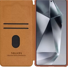 کیف کلاسوری نیلکین مدل Qin Pro مناسب برای گوشی موبایل سامسونگ Galaxy S25 Ultra