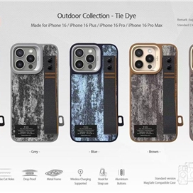 قاب برند Kajsa کجسا مدل Tie Dye Straps Case Magsafe مناسب برای Apple iPhone 16