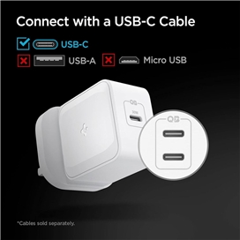 شارژر دیواری 30 وات اسپیگن مدل SPIGEN ArcStation™ Pro GaN 30W UK ‏