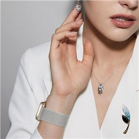 بند جیتک مدل Milanese SS برای اپل واچ 45/46/49mm