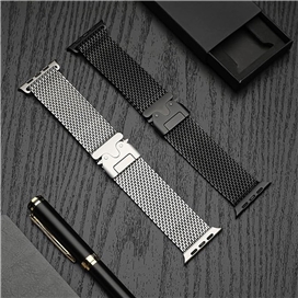 بند جیتک مدل Milanese SS برای اپل واچ 45/46/49mm