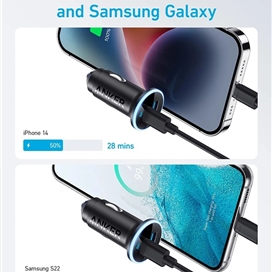 شارژر فندکی 52.5 وات 2 پورت انکر مدل A2735