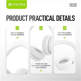 هدفون بلوتوث باوین Bavin BH-53