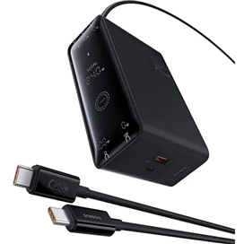 هاب شارژر 5 پورت بیسوس Baseus P10163901113 Simultaneous Charging CCGAN240CE توان 240 وات