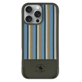 قاب اورجینال برند پولو مدل Santa Barbara Isaac Series Polo Original Leather Case مناسب برای Apple iPhone 16