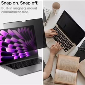 محافظ صفحه نمایش حریم شخصی لولو مدل Air Adsrorption Privacy مناسب برای اپل Macbook Pro 16
