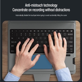 کیف کلاسوری کیبورد دار نیلکین مدل Bumper Combo Backlit Keyboard مناسب برای تبلت اپل Apple iPad Pro 11 2024