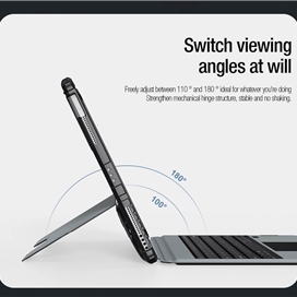 کیف کلاسوری کیبورد دار نیلکین مدل Bumper Combo Backlit Keyboard مناسب برای تبلت اپل Apple iPad Pro 11 2024