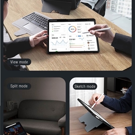 کیف کلاسوری کیبورد دار نیلکین مدل Bumper Combo Backlit Keyboard مناسب برای تبلت اپل Apple iPad Pro 11 2024