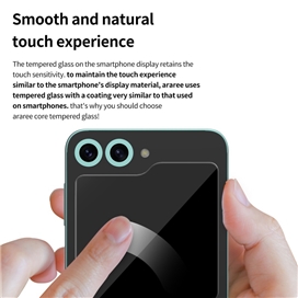 گلس شیشه ای آراری مدل Core مناسب Galaxy Z Flip 6 پک دو عددی