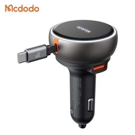 شارژ فندکی 80 وات با کابل جمع شونده تایپ سی مک دودو Mcdodo CC-4850