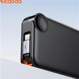 پاوربانک 30 وات 10000 با کابل تایپ سی متصل مک دودو Mcdodo FreeGo PowerBank MC-3870