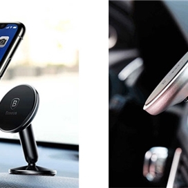 هولدر و پایه نگهدارنده موبایل بیسوس Baseus Bullet An On-board SUYZD-01 مگنتی