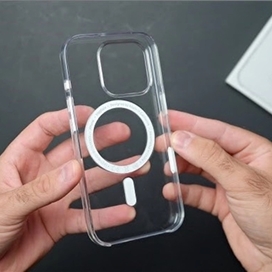 قاب اورجینال شفاف مگ سیف دار اپل برای iPhone 16 Pro Max