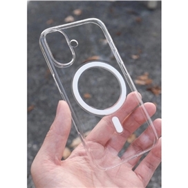 قاب اورجینال شفاف مگ سیف دار اپل برای iPhone 16 Pro Max