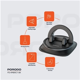 هولدر رو داشبوردی موبایل و تبلت پرودو Porodo Phone & Tablet Car Desk Mount PD-RMBRCT