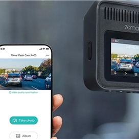 دوربین خودرو شیائومی مدل 70mai Dash Cam A400 Set (دوربین جلو + دوربین عقب)