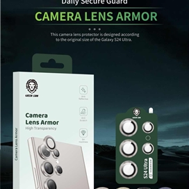 گلس لنز دوربین سامسونگ اس 24 اولترا گرین لاین Green Lion Camera Lens Armor GNCLNSARS24U