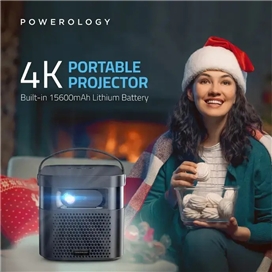 ویدیو پروژکتور 4K هوشمند قابل حمل پاورولوژی Powerology 4K Portable Projector PWPROJ70