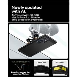 قاب برند اسپیگن مدل Spigen Tough Armor AI (MagFit) مناسب برای Samsung Galaxy S25 Ultra