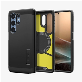 قاب برند اسپیگن مدل Spigen Tough Armor AI (MagFit) مناسب برای Samsung Galaxy S25 Ultra