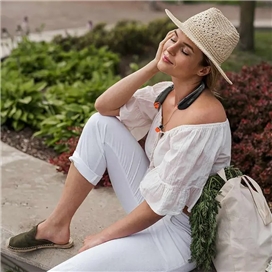 هندزفری گردنی جمع شونده پرودو Porodo Soundtec Echo Flex Retractable ENC Neckband PD-STWLEP033