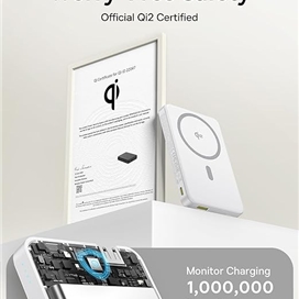 پاوربانک 10000 مگنتی 22.5 وات بیسوس BASEUS Magnetic Mini Power Bank Qi2 PPWPQ10-20