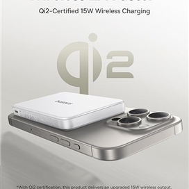 پاوربانک 10000 مگنتی 22.5 وات بیسوس BASEUS Magnetic Mini Power Bank Qi2 PPWPQ10-20
