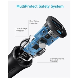 شارژر فندکی 30 وات 2 پورت انکر مدل A2741