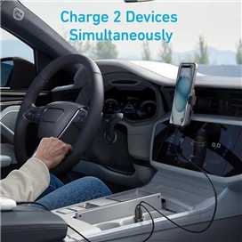 شارژر فندکی 30 وات 2 پورت انکر مدل A2741