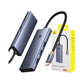 هاب تایپ سی و رم ریدر 7 پورت بیسوس Baseus 7-Port HUB Ultra joy BS-OH112