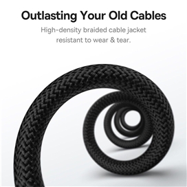 کابل دو سر تایپ سی با بدنه مگنتی 1 متر بیسوس BaseusTungsten Gold 100W Cable CB00097