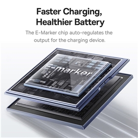 کابل دو سر تایپ سی با بدنه مگنتی 1 متر بیسوس BaseusTungsten Gold 100W Cable CB00097