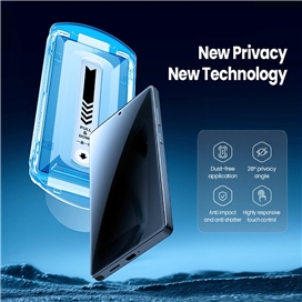 محافظ صفحه حریم شخضی پرایوسی Privacy برند نیلکین Nillkin مدل Amazing Guardian مناسب برای Samsung Galaxy S25 Ultra