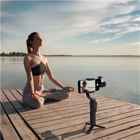 گیمبال و استبلایزر موبایل پرودو Porodo 3-Axis Gimbal Stabilizer PD-LFST035 با قابلیت تشخیص حرکت