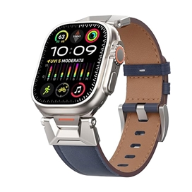 بند چرمی G-Tech Vintage Leather برای اپل واچ (44/45/46/49mm)