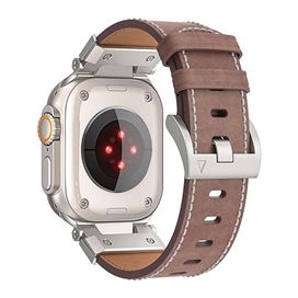 بند چرمی G-Tech Vintage Leather برای اپل واچ (44/45/46/49mm)