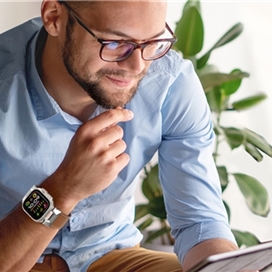 بند چرمی G-Tech Vintage Leather برای اپل واچ (44/45/46/49mm)