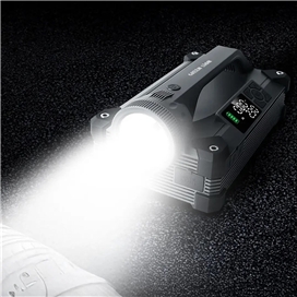 پمپ باد و جامپ استارت 6000A گرین لاین Green Lion JX66 Jump Starter GNJX66JSTGY